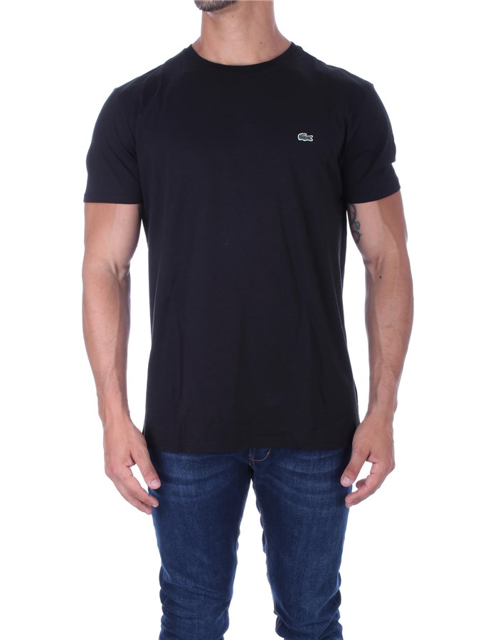 LACOSTE T-shirt Manica Corta TH6709 Black