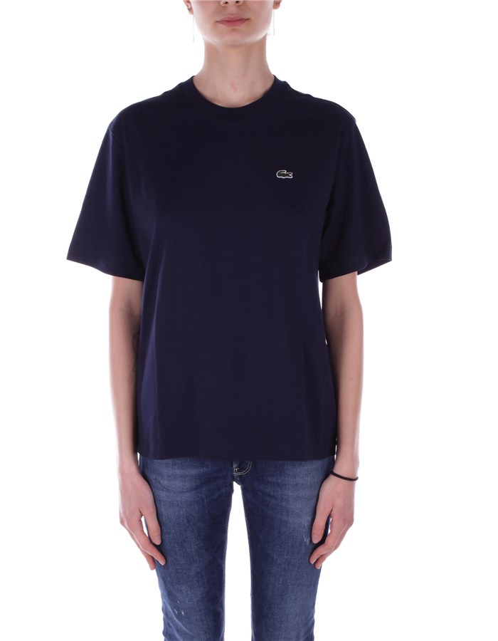 LACOSTE T-shirt Short sleeve TF7215 Navy blue