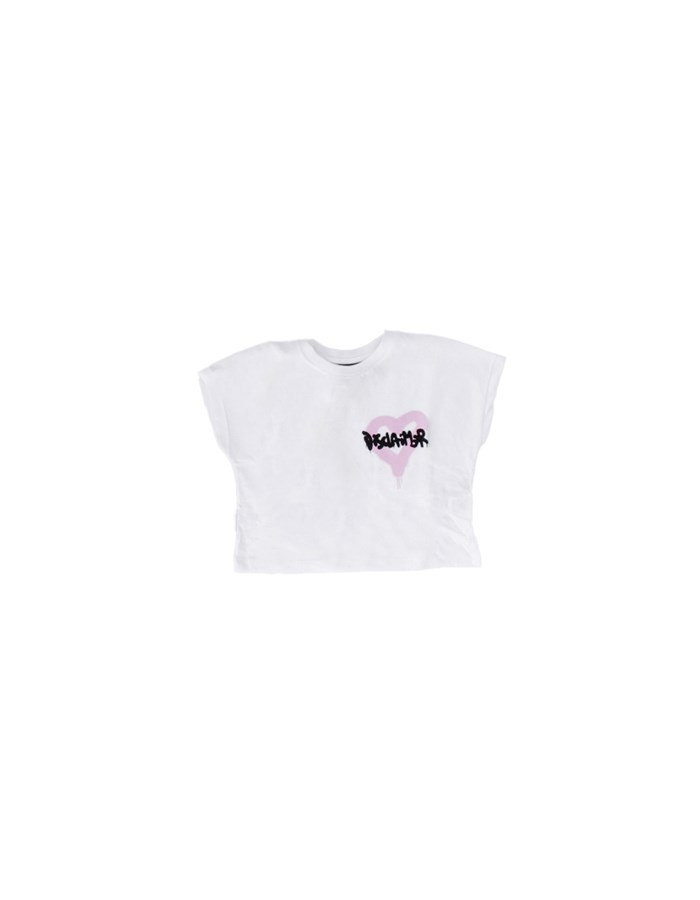 DISCLAIMER T-shirt Manica Corta 58108 Bianco