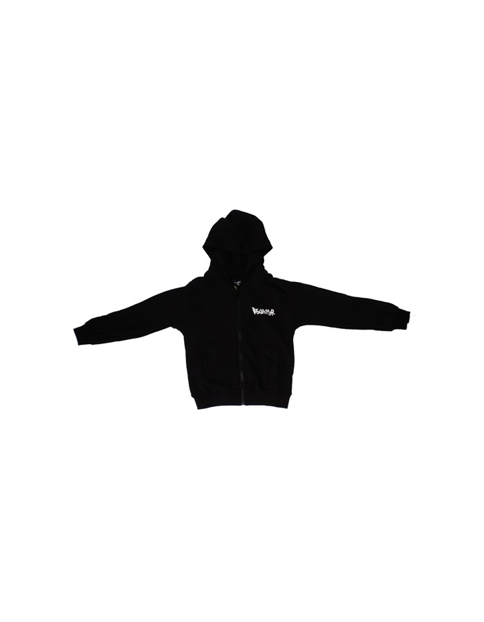 DISCLAIMER Sweatshirts  With Zip 58002 Black