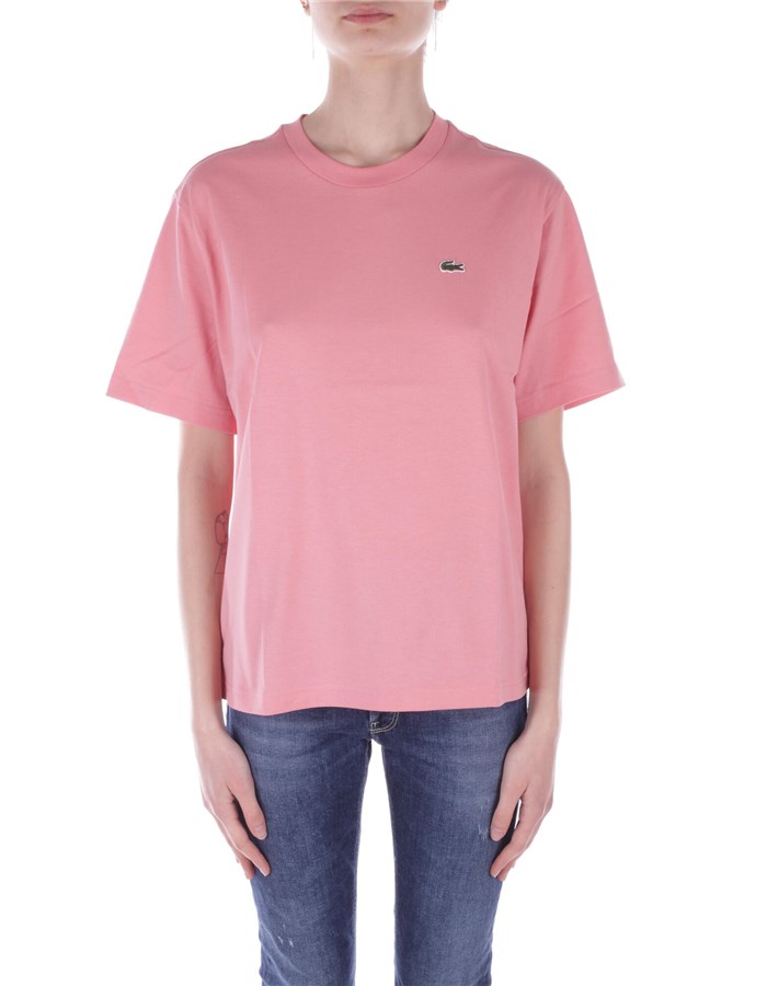 LACOSTE T-shirt Short sleeve TF7215 Rose
