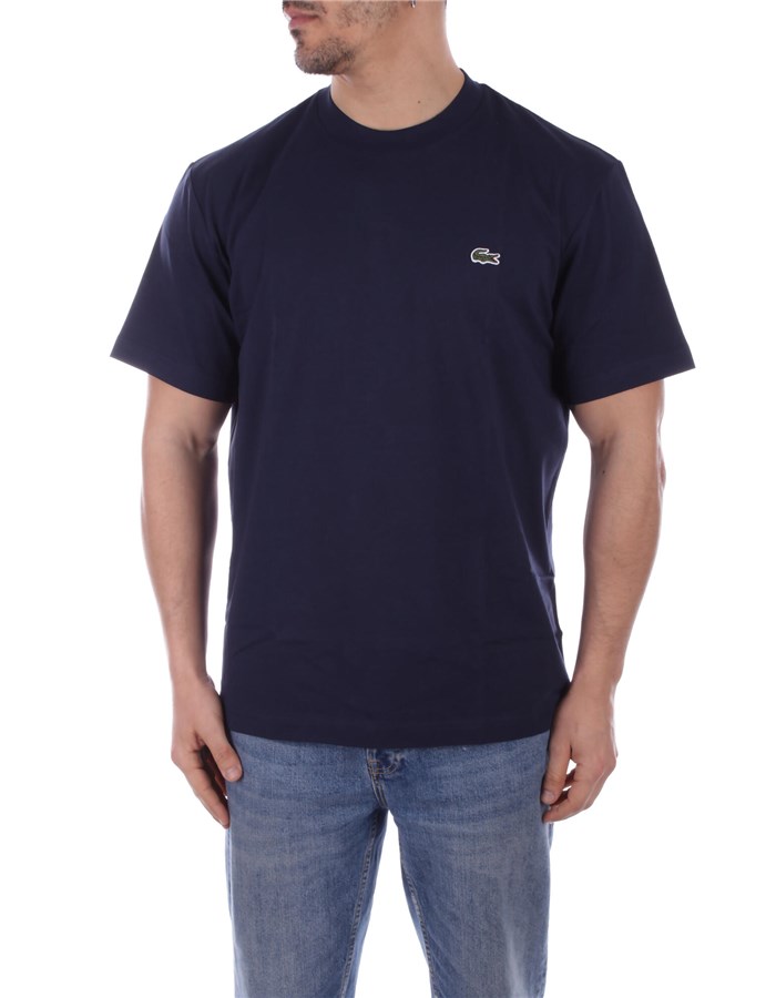 LACOSTE T-shirt Manica Corta TH7318 Navy blu