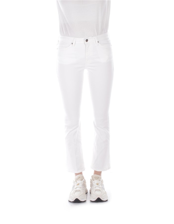 DONDUP Jeans Cropped DP449 GS0085PTD White