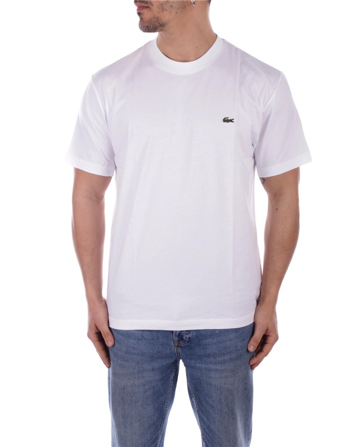 LACOSTE T-shirt Manica Corta TH7318 White