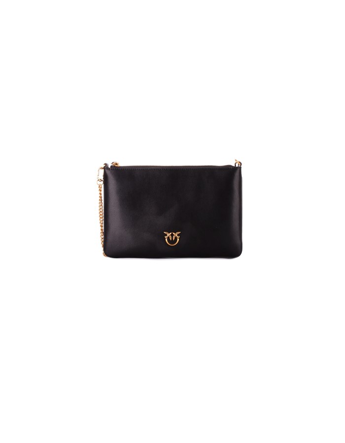 PINKO Borsa Nero gold