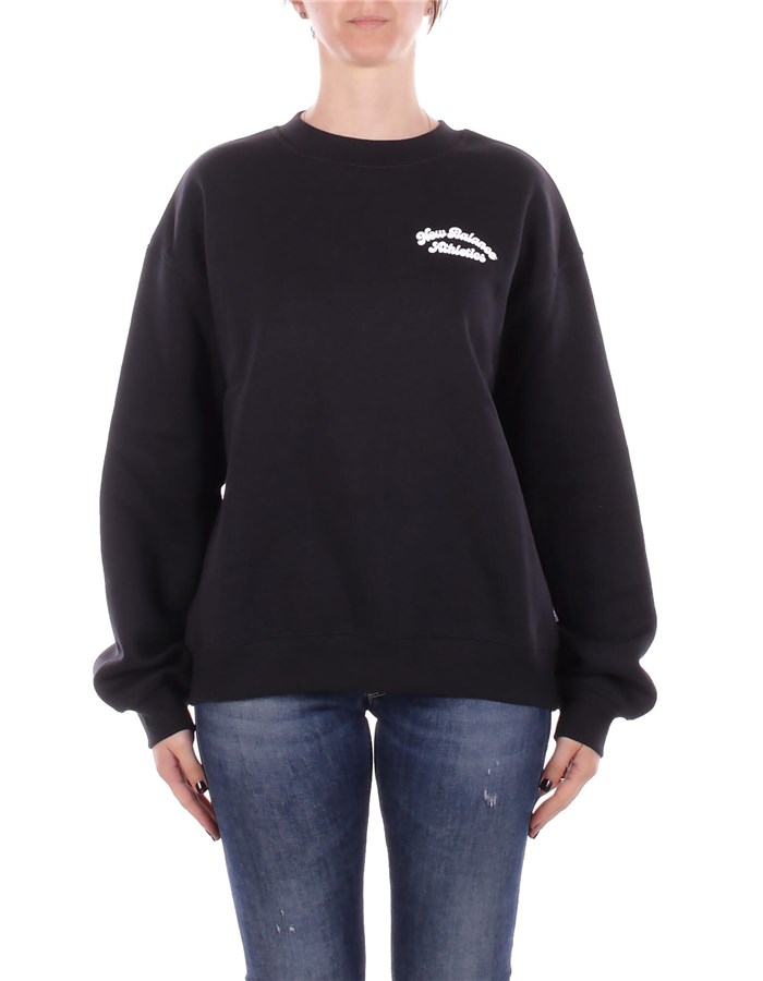 NEW BALANCE Felpe Girocollo Black