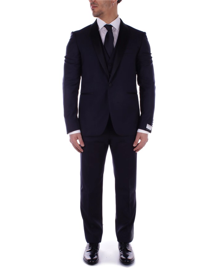 TAGLIATORE Single-breasted suits Blue