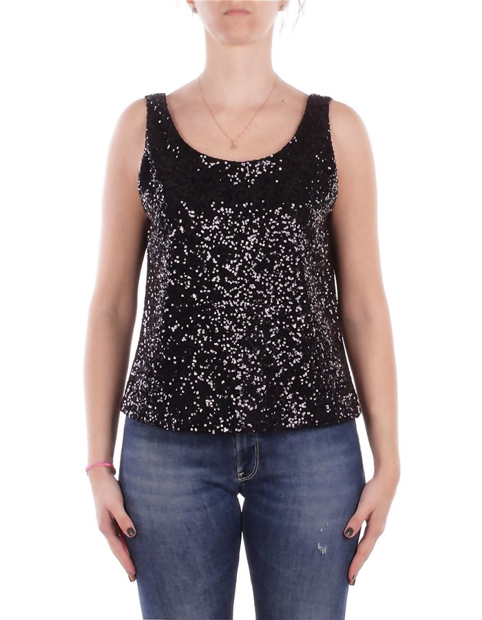 MANILA GRACE Canotte Nero