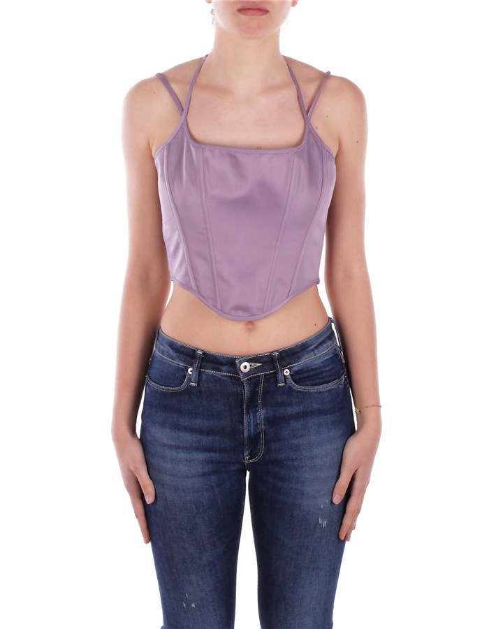 PINKO Uncovered Shoulders Violet