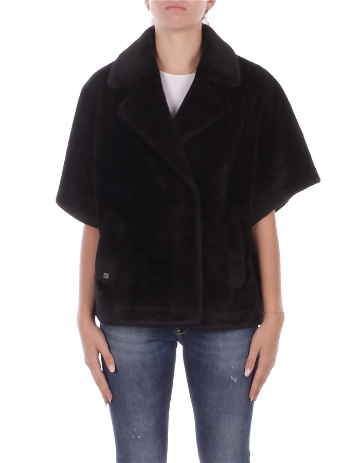 MANILA GRACE Pellicce Nero