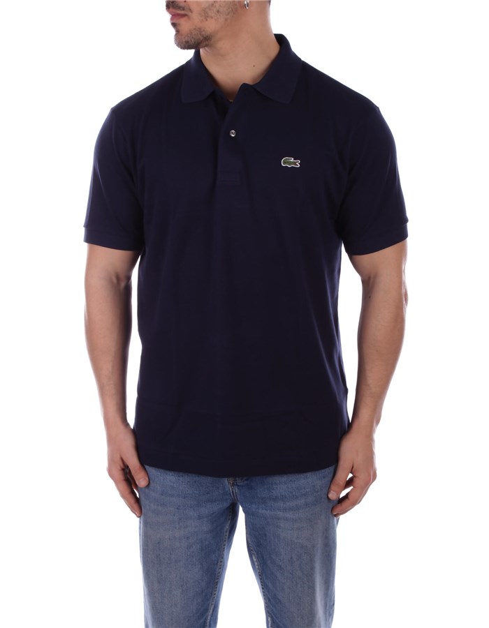 LACOSTE Short sleeves Blue