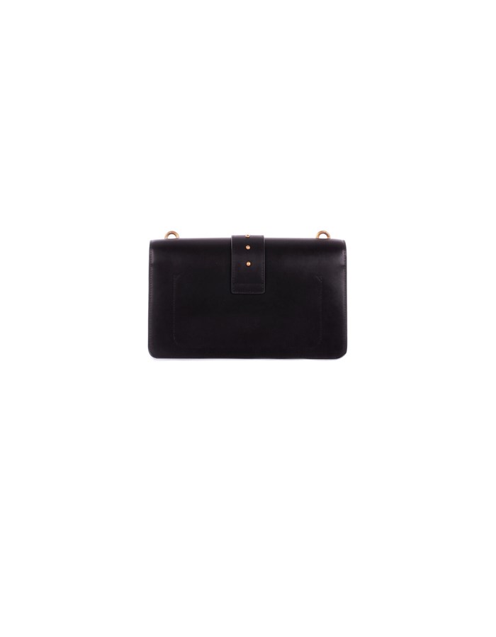 PINKO Borsa Nero gold