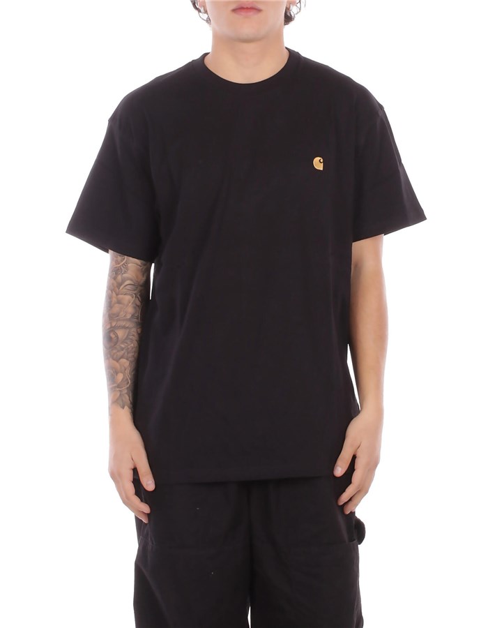 CARHARTT WIP T-shirt Black gold