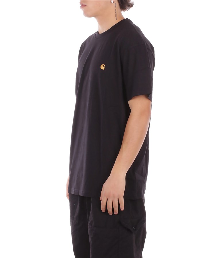CARHARTT WIP T-shirt Black gold