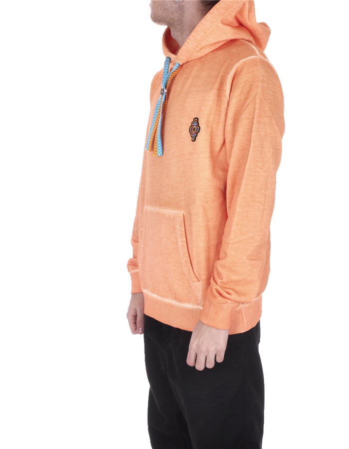 MARCELO BURLON COUNTY OF MILAN Hoodies Orange