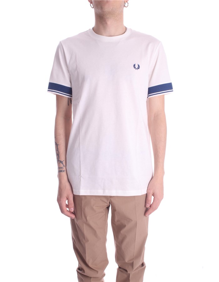 FRED PERRY Manica Corta White