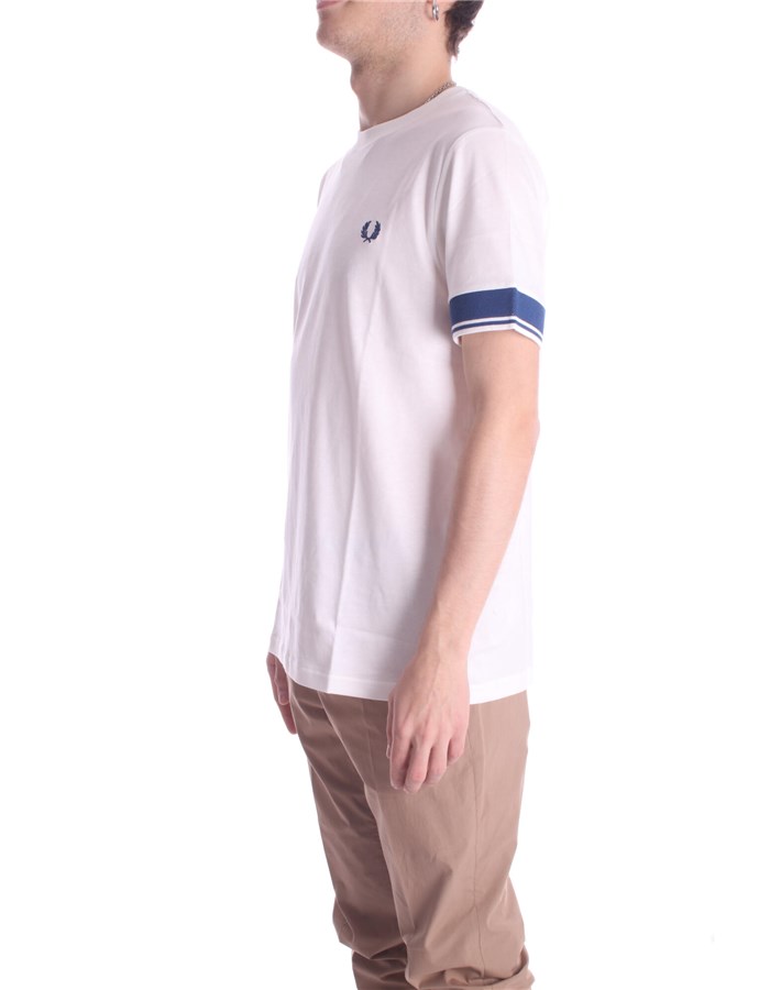 FRED PERRY Manica Corta White