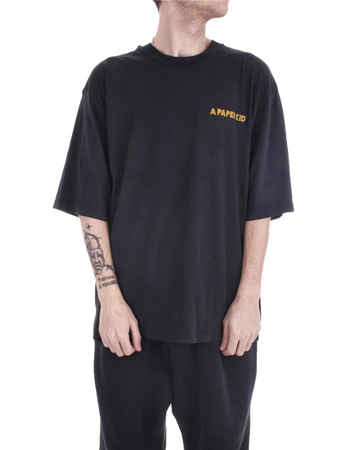 A PAPER KID Short sleeve Black