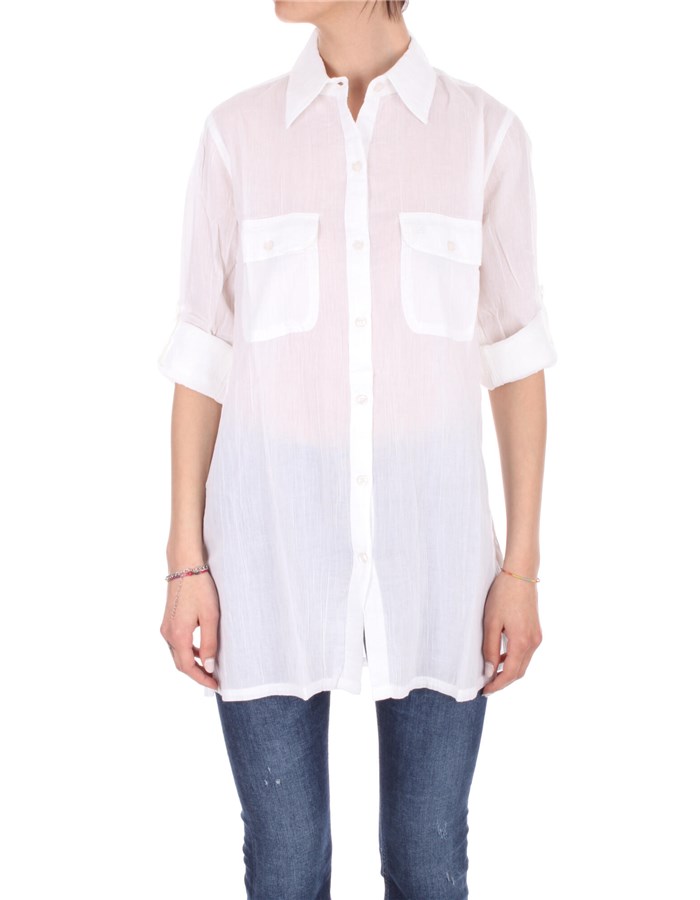 RALPH LAUREN Bluse White