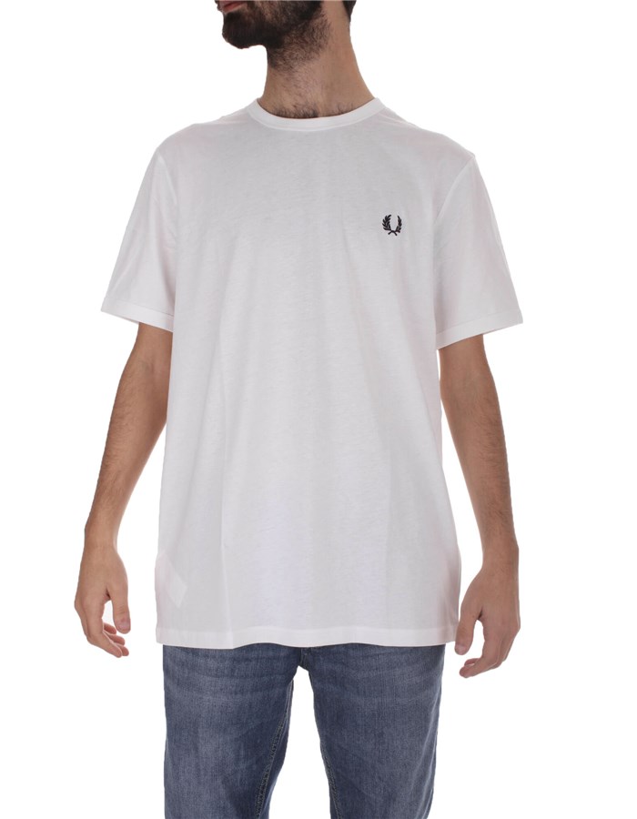 FRED PERRY Short sleeve white