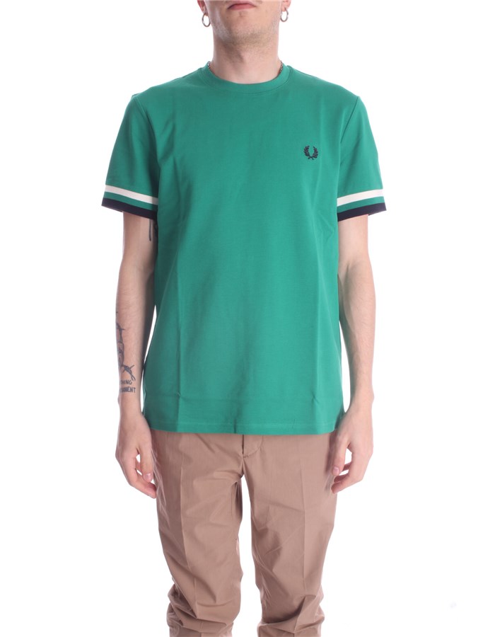 FRED PERRY Manica Corta Verde