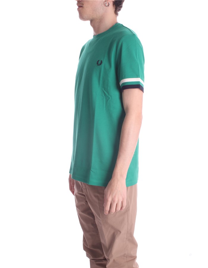 FRED PERRY Manica Corta Verde