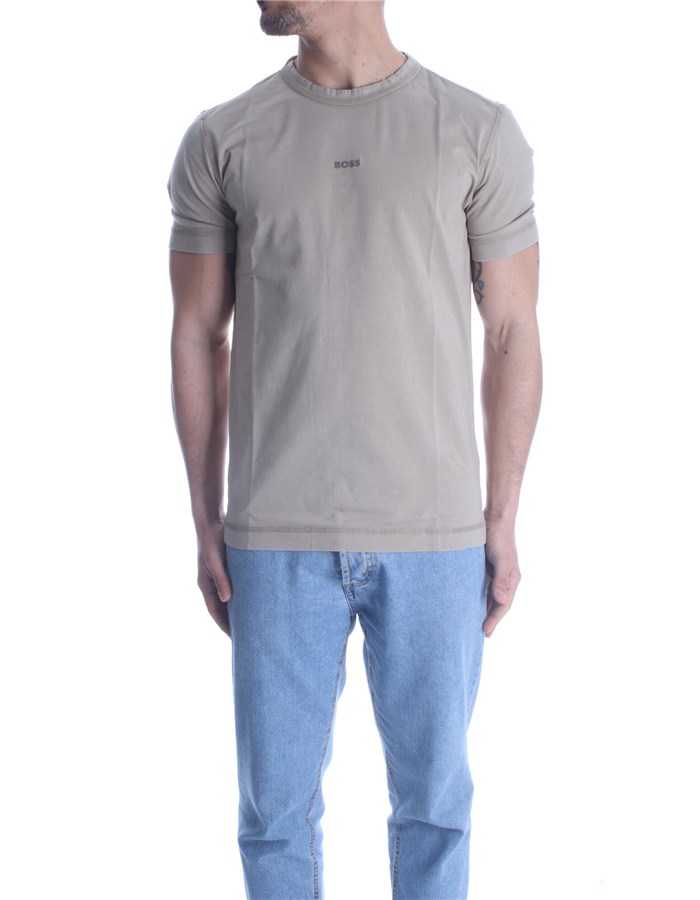 BOSS Short sleeve Beige