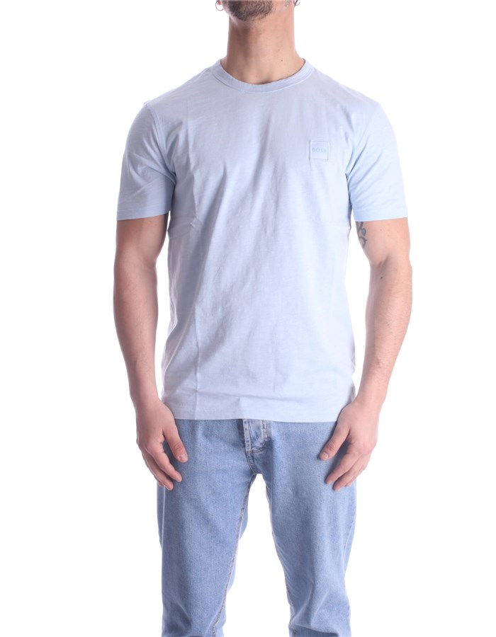 BOSS Short sleeve Blue