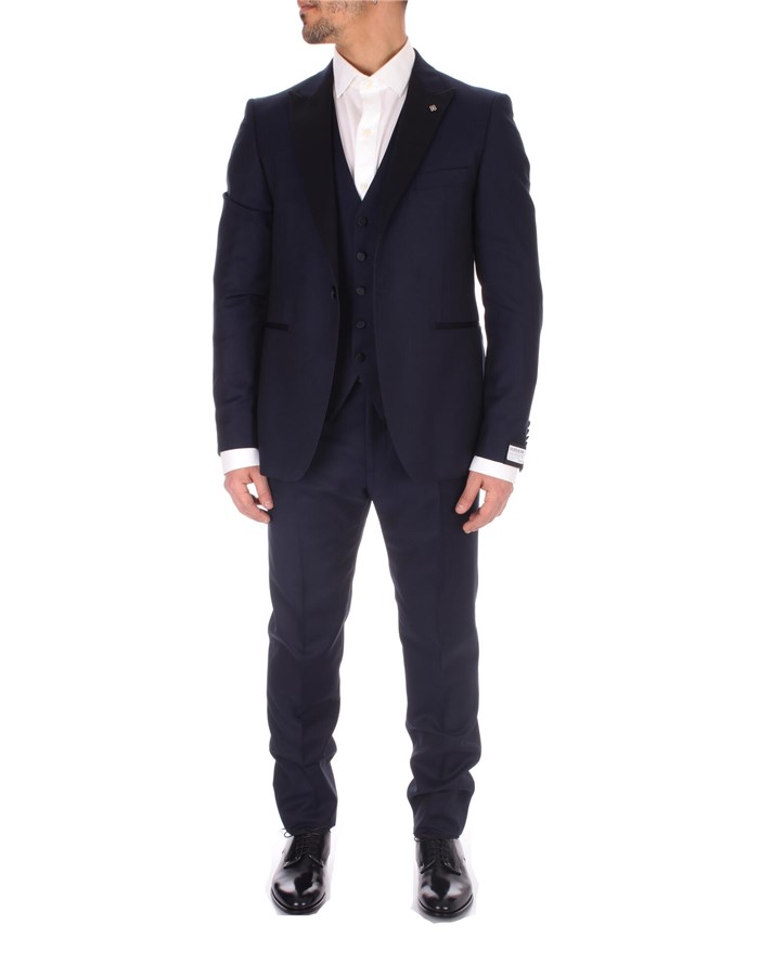 TAGLIATORE Single-breasted suits Blue
