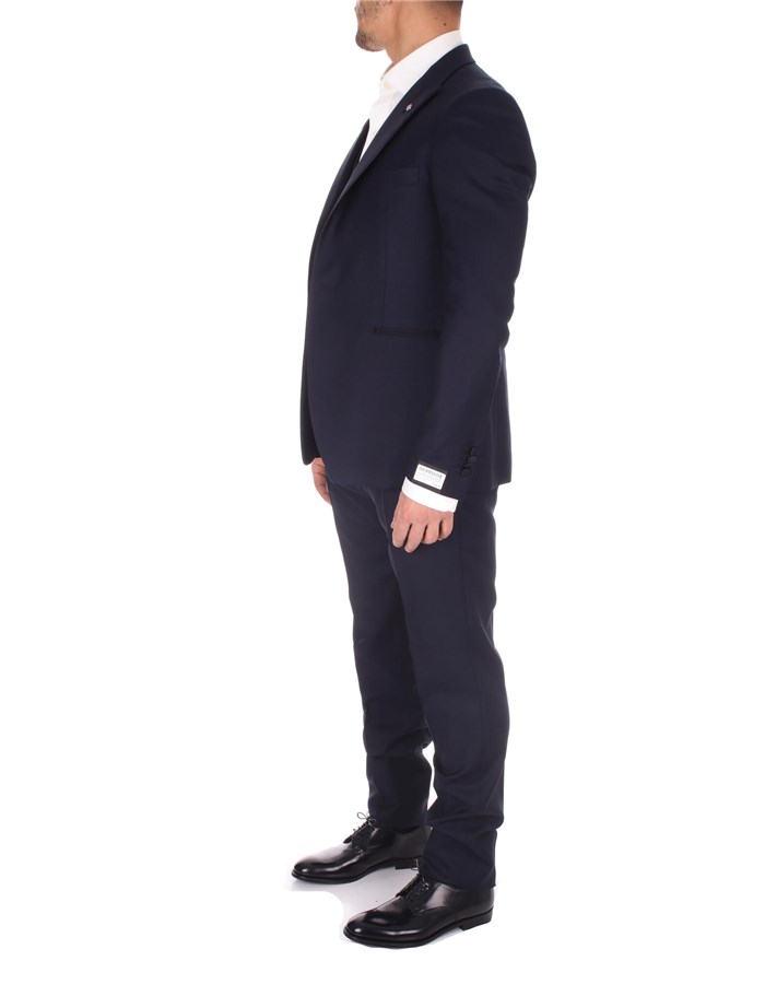 TAGLIATORE Single-breasted suits Blue
