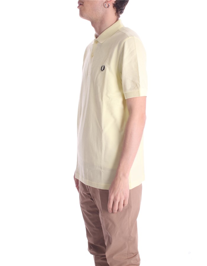 FRED PERRY Maniche Corte Giallo