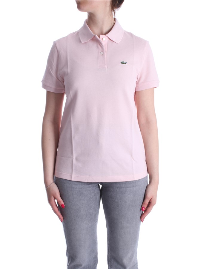 LACOSTE Short sleeves Rose
