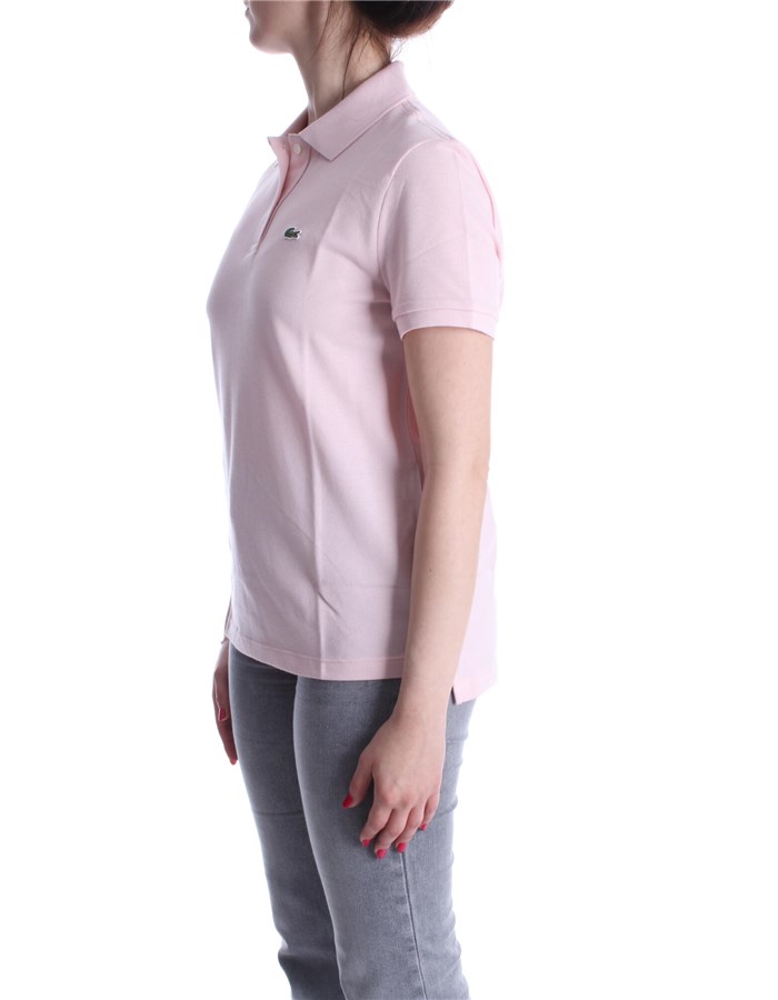 LACOSTE Short sleeves Rose