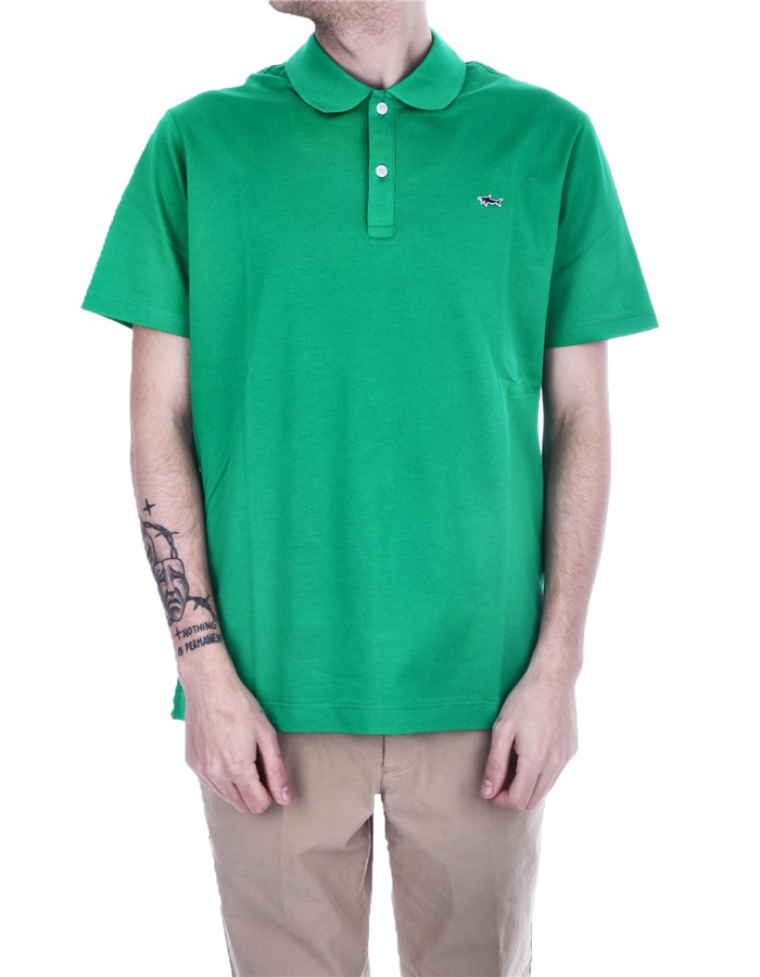 PAUL & SHARK Short sleeves Green grass