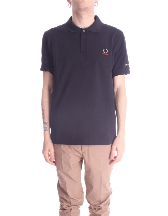 FRED PERRY Manica Corta Black