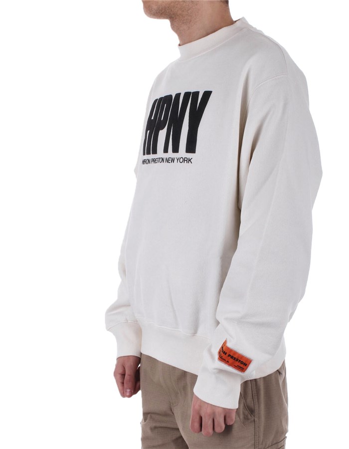 HERON PRESTON Crewneck  White black