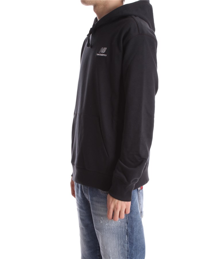 NEW BALANCE Hoodies Black