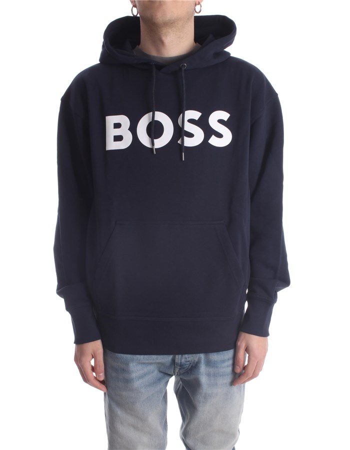 BOSS Hoodies Dark blue