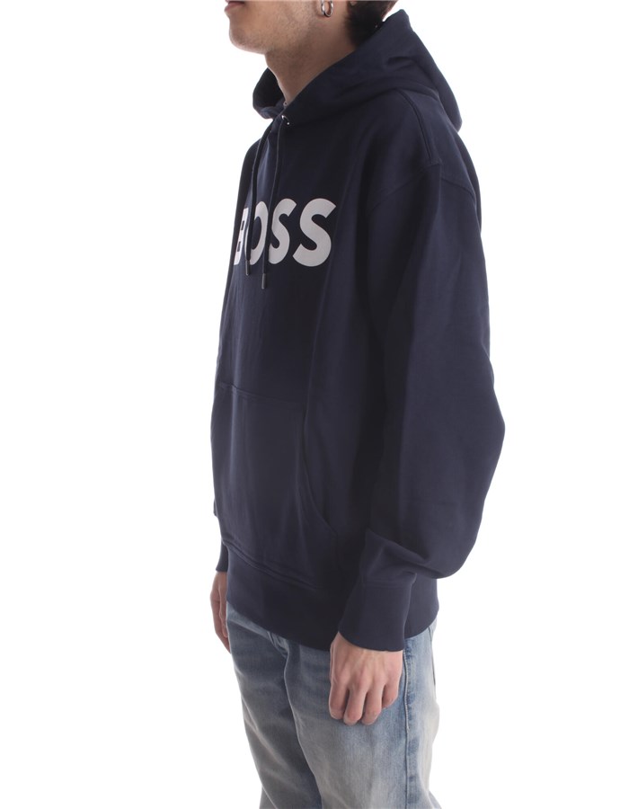 BOSS Hoodies Dark blue
