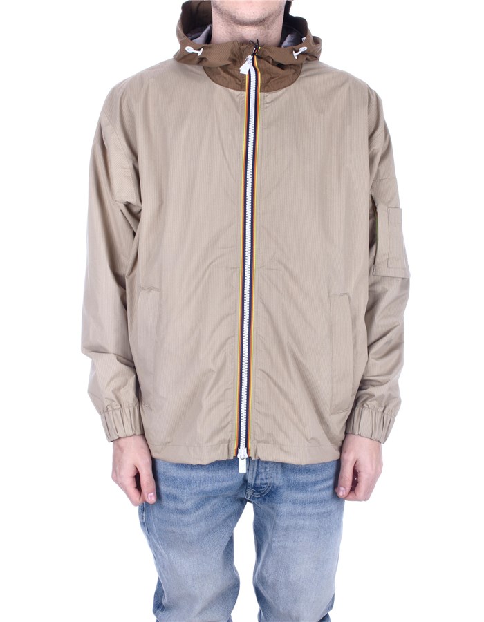 KWAY R&D Jackets Green brown beige