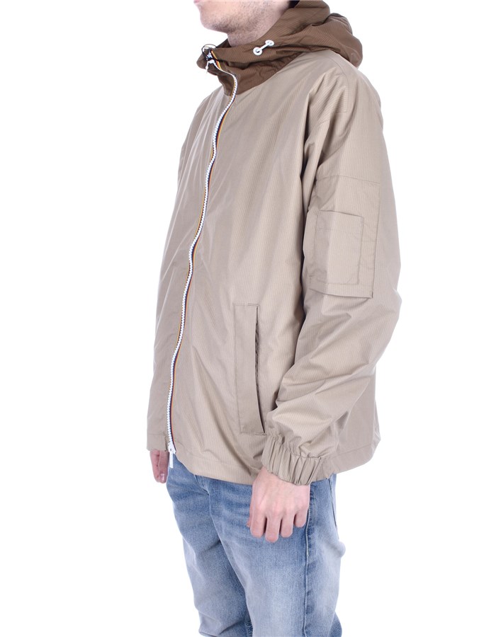 KWAY R&D Jackets Green brown beige