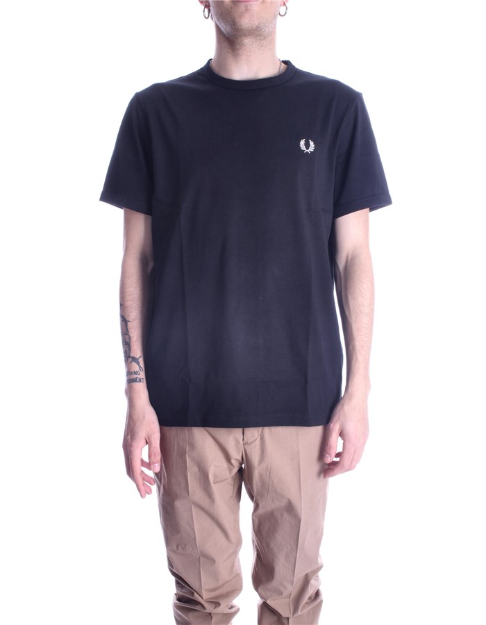 FRED PERRY Short sleeve Black