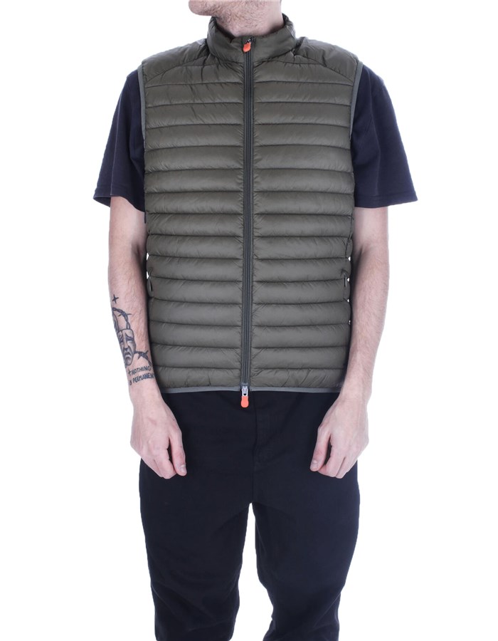 SAVE THE DUCK Vests Olive