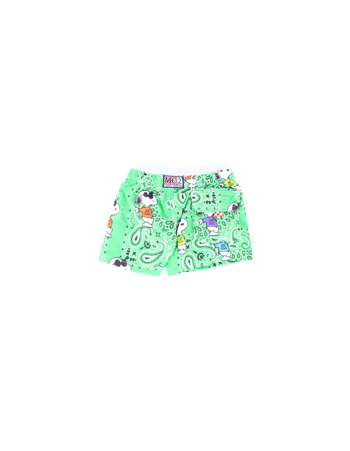 MC2 SAINT BARTH Sea shorts Green