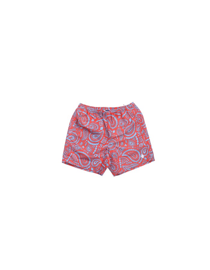 MARCELO BURLON COUNTY OF MILAN Shorts Mare red