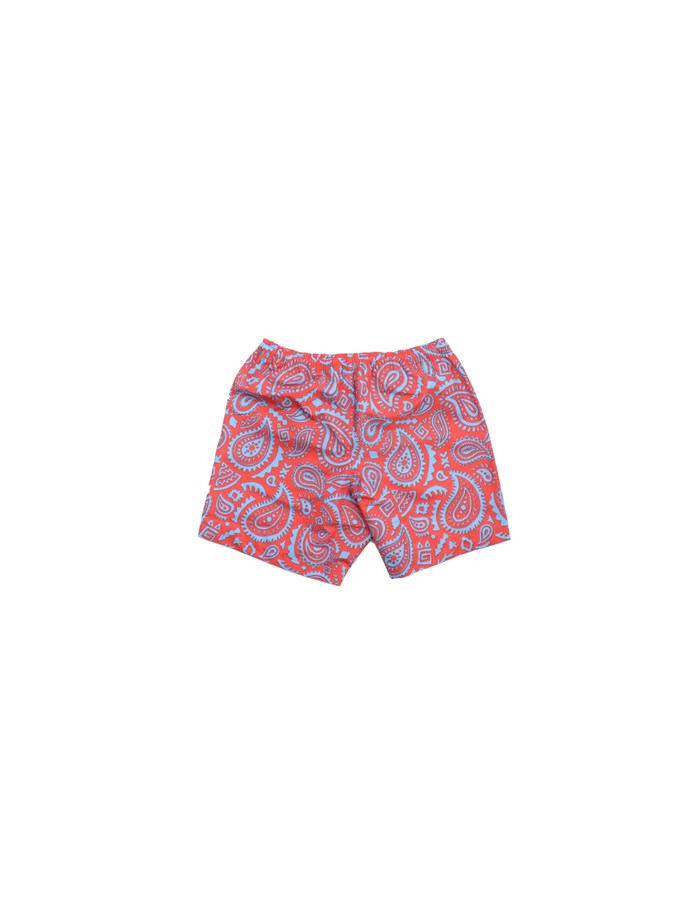 MARCELO BURLON COUNTY OF MILAN Sea shorts red