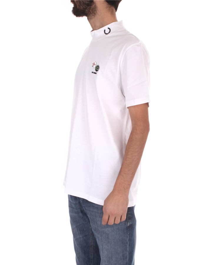 FRED PERRY Manica Corta White