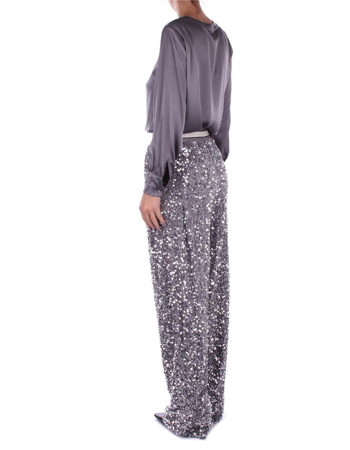 ELISABETTA FRANCHI Pantaloni A Palazzo Donna PA06347E2 2 
