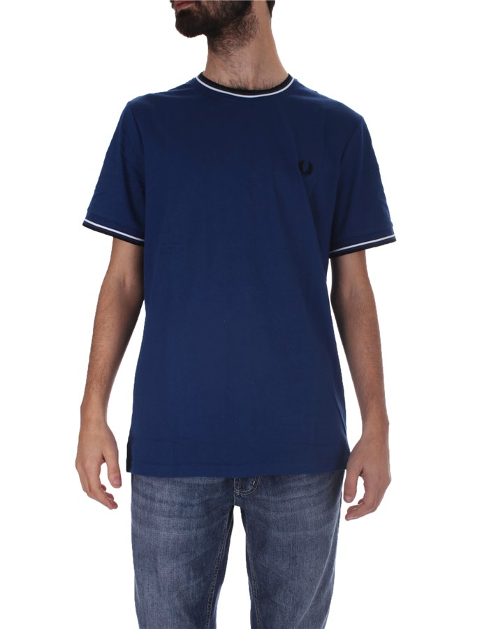 FRED PERRY Short sleeve Cobalt