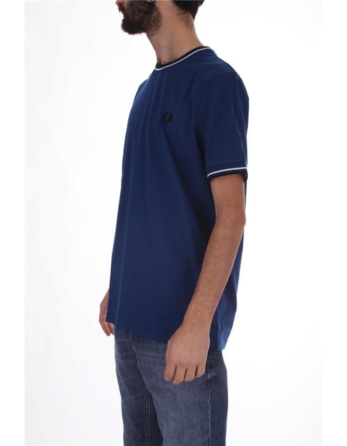 FRED PERRY Short sleeve Cobalt